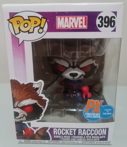 Funko Rocket Raccoon - Marvel Guardians Of The Galaxy - #396