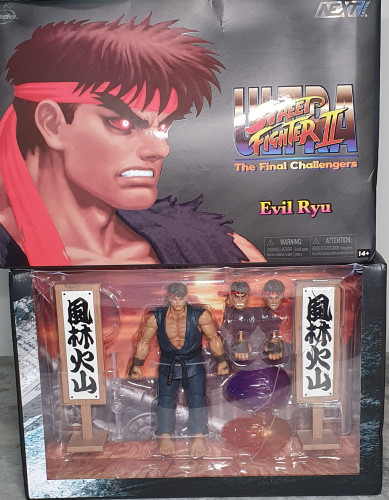 Action Figures Evil Ryu Jada toys original lacrado - Ultra Street Fighter II The Final Challengers - #