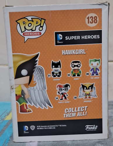 Funko Pop Hawkgirl - Dc Heroes - #138