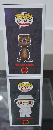 Funko Pop John Hammond&Velociraptor - Movies Jurassic Park - #546