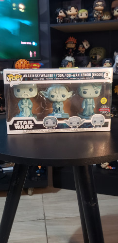 Funko Pop Anakin Skywalker/ Yoda/ Obi-Wan Kenobi (Endor) 3 Pack-Stars Wars-3