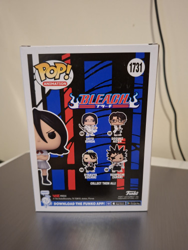 Funko Pop Rukia Kuchiki Toy Temple Exclusive - Bleach - #1731