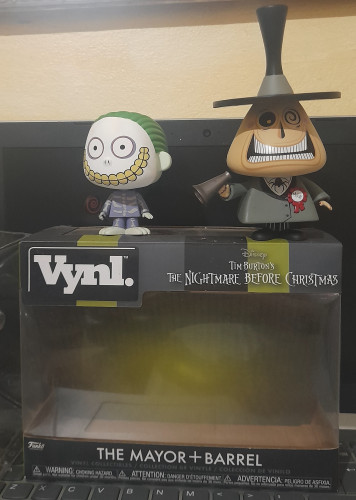 Funko Pop Mayor e Barrell vynl O Estranho Mundo De Jack #02 - Produto Original