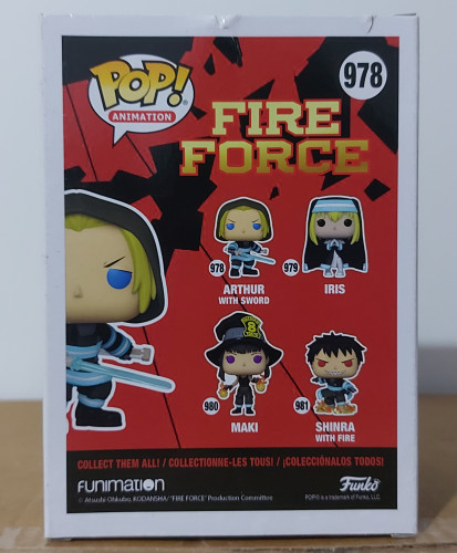 Funko Pop Arthur with sword - Fire Force - #978