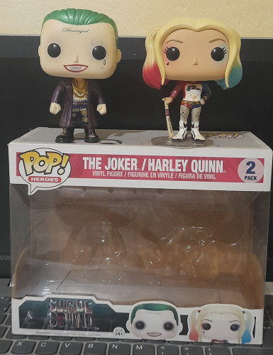 Funko Pop Coringa e arlequina Esquadrão Suicida #02 - Produto Original