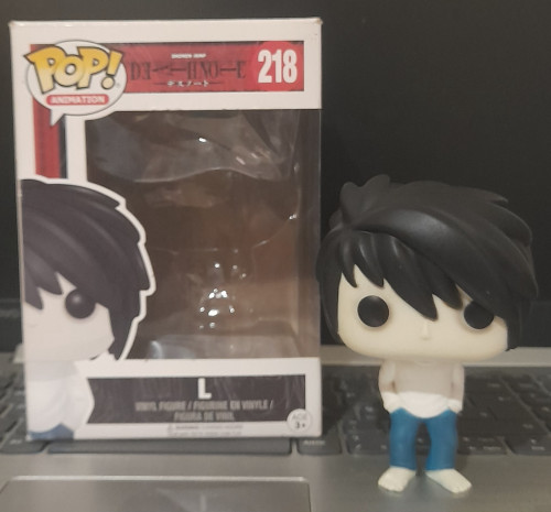 Funko Pop L death note Death Note #218 - Produto Original