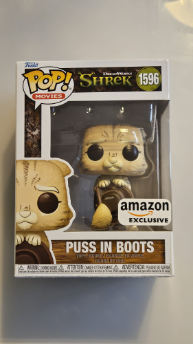 Funko pop Gatos de Botas - Puss in boots- Shrek Shrek (Dreamworks 30th Anniversary #1596 - Produto Original