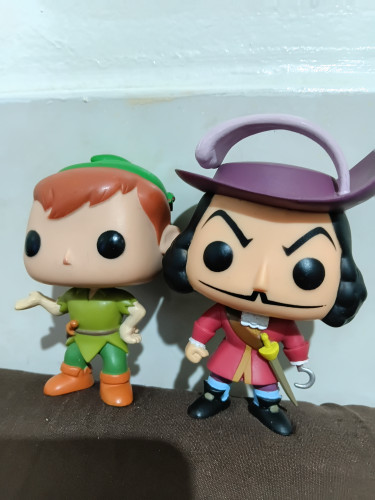 Dupla rara Peter Pan e gancho Disney Peter Pan #2526 - Produto Original