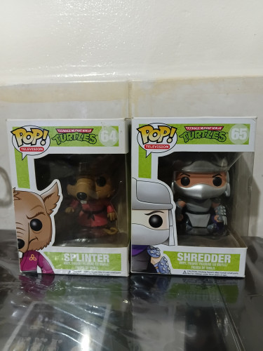 Dupla Splinter e shredder As Tartarugas Ninjas #64 - Produto Original