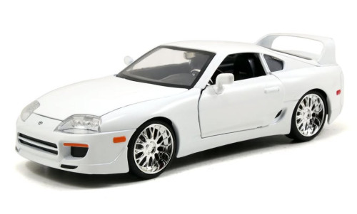 Carro Miniatura 1/24 1995 Toyota Supra Branco Velozes e Furiosos Velozes E Furiosos # - Produto Original