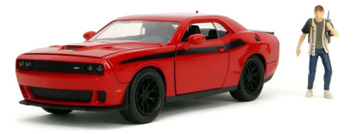 Carro Dodge Challenger Walking Dead C/ Boneco Glenn Jada 1/24-The Walking Dead-