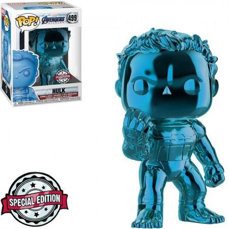 Funko Pop! - Avengers Endgame - Hulk (blue Metalic) - Exclusivo Walmart - Avengers Endgame - #499-Funko-499