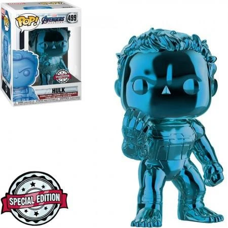 Funko Pop! - Avengers Endgame - Hulk (blue Metalic) - Exclusivo Walmart - Avengers Endgame - #499 - Funko  #499