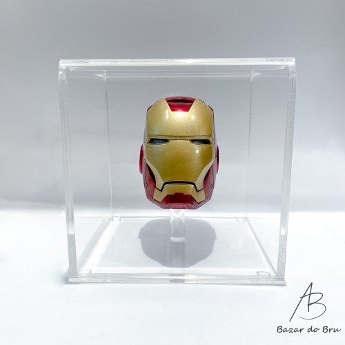 Action Figures Capacete Iron Man Mark 3 Em Metal 1/3 + Expositor Em Acrílico - Edição Limitada! - Iron Man - #