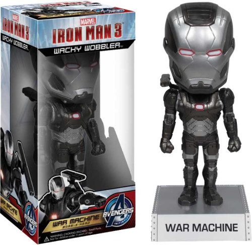 War Machine - Máquina De Combate - Funko Wacky Wobbler Iron Man 3 Bobble Head Iron Man 3 #01 - Produto Original