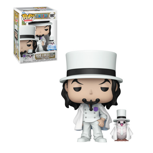 Funko Pop One Piece Rob Lucci With Hattori 1997-One Piece-1997
