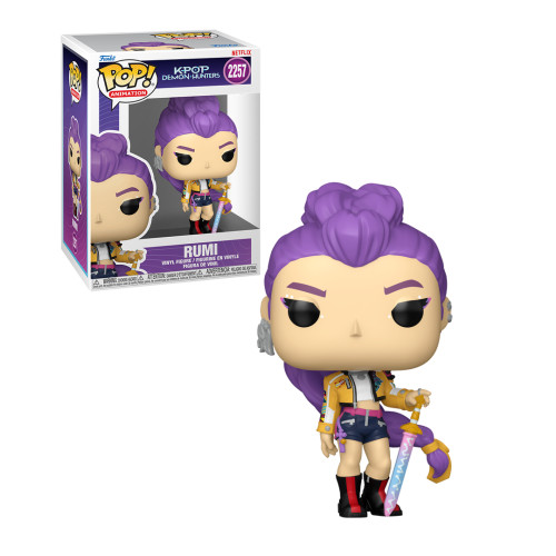Funko Pop Kpop Demon Hunters Rumi 2257 KPop Demon Hunters #2257 - Produto Original