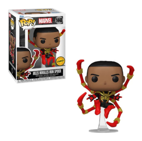 Funko Pop Marvel Miles Morales Iron Spider 1448 - Chase-Spider-man-1448