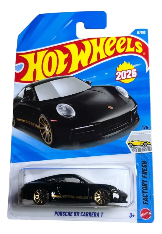 Hot Wheels Porsche 911 Carrera T 15/250- -
