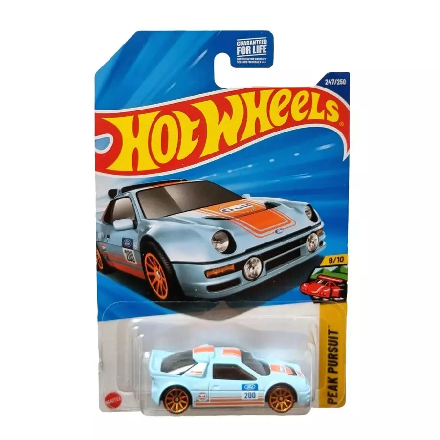 Hot Wheels Ford RS200 GULF 2025 Peak Pursuit 247/250   # - Produto Original