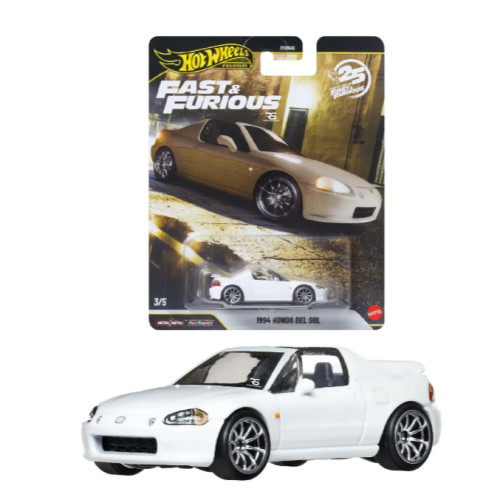 1994 Honda Del Sol Fast&Furious デルソル Hot Wheels Premium Fast & Furious 25 Anos - 1994 Honda Del Sol com