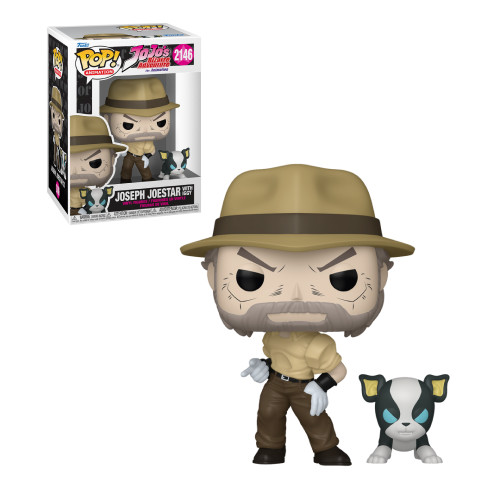 Funko Pop Jojos Bizarre Adventure Joseph Joestar with Iggy- -