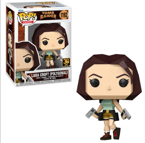 Funko Pop Tomb Raider Lara Croft (polygonal) 1192 Tomb Raider #1192 - Produto Original