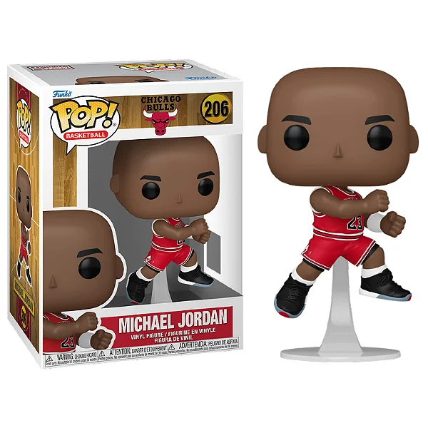 Funko Michael Jordan - Nba Chicago Bull #206   #206 - Produto Original