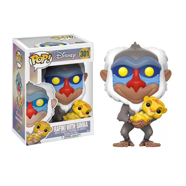 Funko Rafiki e Simba - O Rei Leão #301- -301