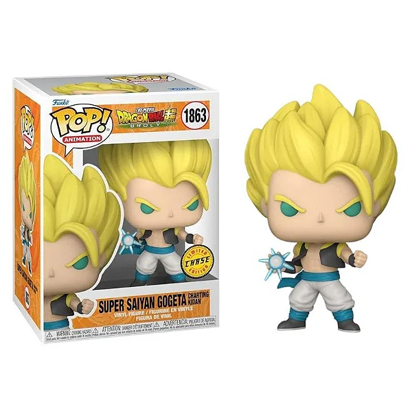 Funko Pop Super Saiyan Gogeta Chase - Dragon Ball - 186   #186 - Produto Original