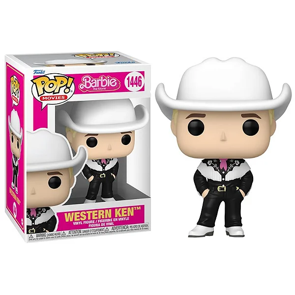 Funko Pop Western Ken - Barbie The Movie - #1446   #1446 - Produto Original