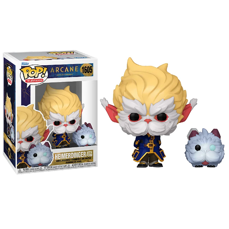 Funko Heimerdinger E Poro - Arcane  #1605   #1605 - Produto Original