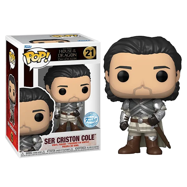 Funko Sr. Criston Cole Exclusivo - A Casa Do Dragão #21   #21 - Produto Original
