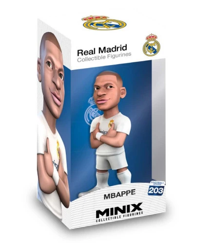 BONECO COLECIONAVEL MBAPEE - COPA DO MUNDO 2026 - MINIX - REAL MADRID   # - Produto Original