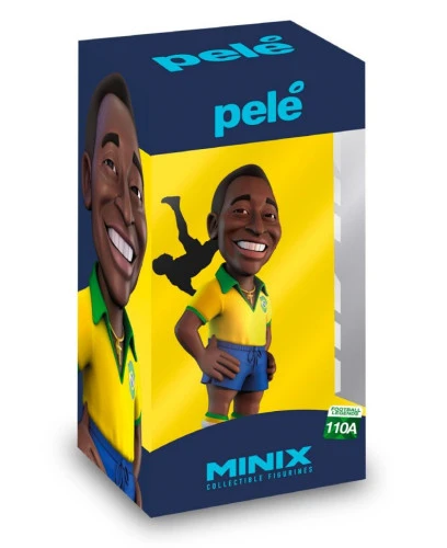 BONECO COLECIONAVEL PELÉ - LENDA COPA DO MUNDO - MINIX - BRASIL   # - Produto Original