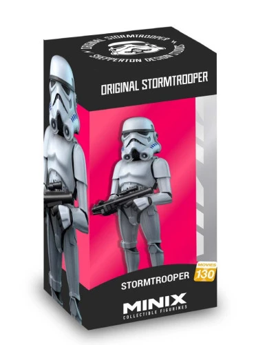 BONECO COLECIONAVEL STORMTROOPER - MINIX - STAR WARS   # - Produto Original
