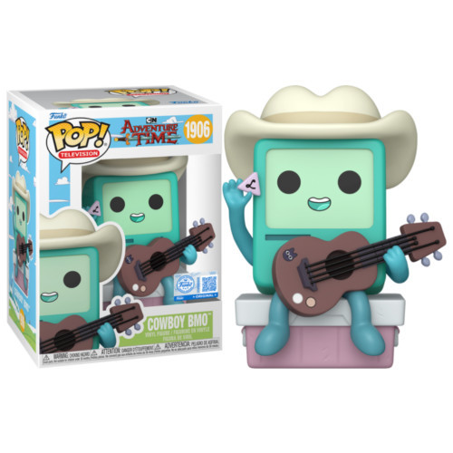 Funko Pop Cowboy Bmo Exclusive - Adventure Time Adventure Time #1906 - Produto Original