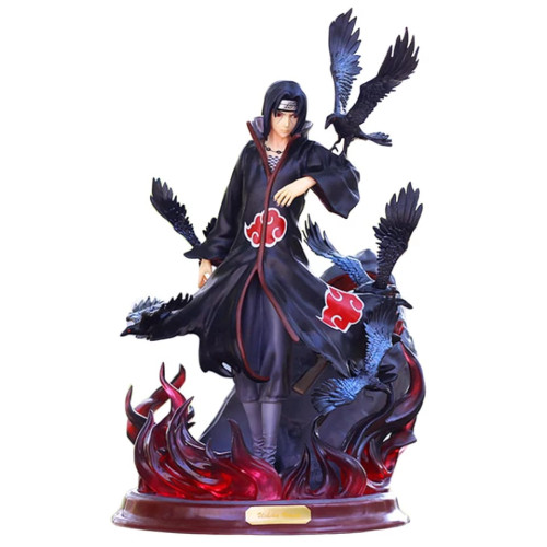 Action Figure Uchiha Itachi Akatsuki Anime Naruto 26 Cm Boneco Estatueta- -