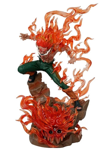 Boneco Might Guy Anime  Naruto Estatueta Colecionavel Figure-Naruto Shippuden-