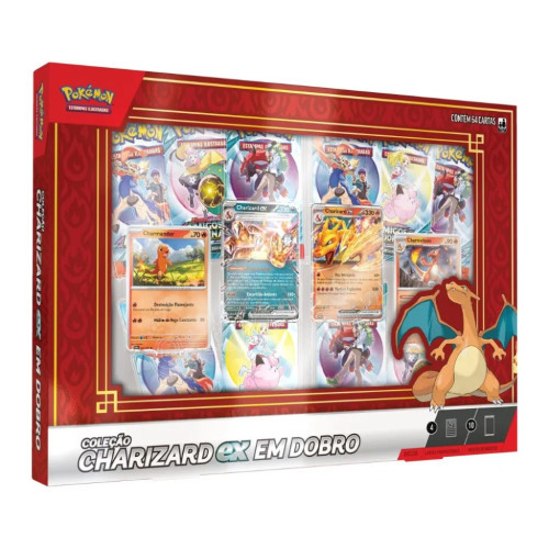 Box Pokémon Charizard em Dobro   # - Produto Original