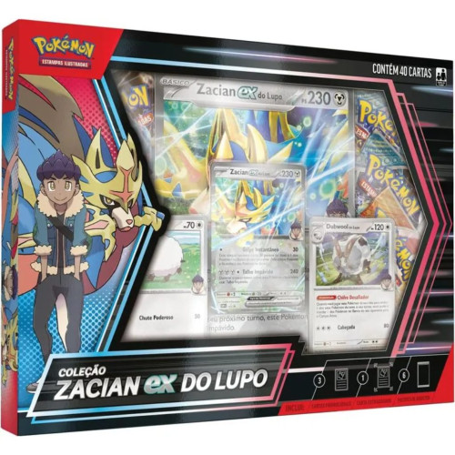 Box Pokémon Zacian Ex do Lupo   # - Produto Original