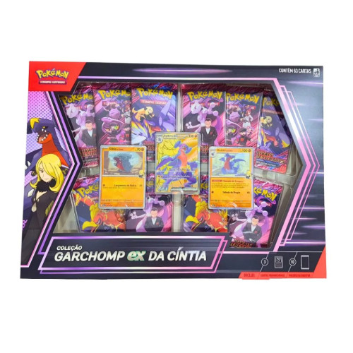 Box Pokémon Garchomp Ex da Cintia   # - Produto Original