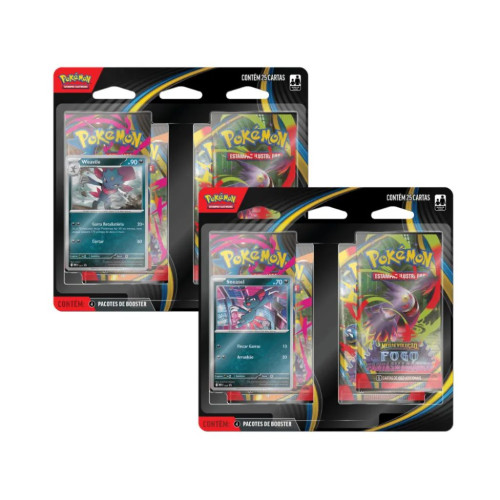 Blister Quádruplo Fogo Fantasmagórico Pokémon   # - Produto Original