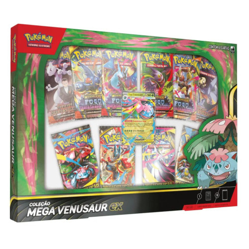 Box Pokémon Mega Venusaur Ex   # - Produto Original