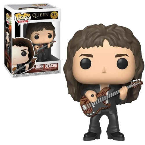 Funko Pop John Deacon 95 Queen (sem Caixa) - Freddy Mercury - #95 FUNKO POP #95 - Produto Original