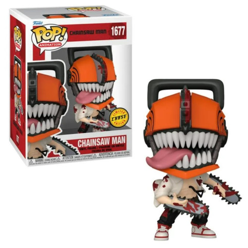 Funko Pop Chainsaw Man 1677 Chainsaw Man CHASE   # - Produto Original