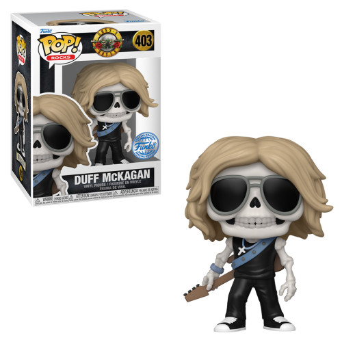 Funko Pop Duff McKagan Skeleton 403 Guns N Roses   # - Produto Original