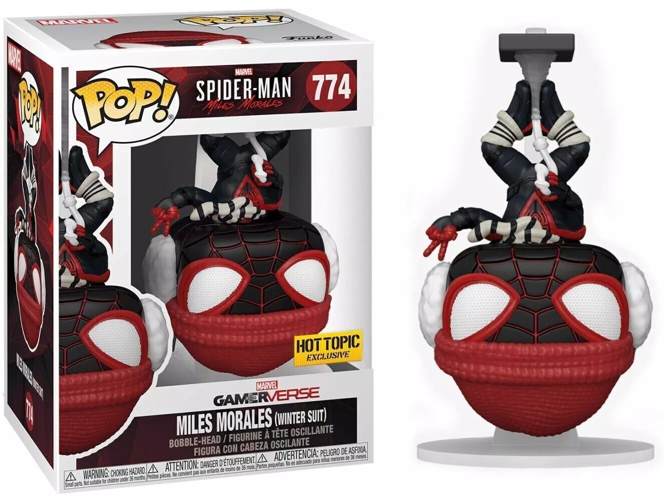 Funko Miles Morales Winter Suit - Selo Hottopic - Gamerverse - #774-FUNKO POP-774