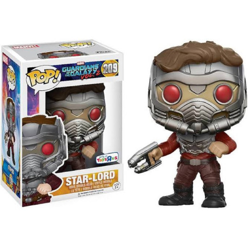 Funko Pop Star-lord - Selo Toys R Us - Marvel Guardians Of The Galaxy - #209-FUNKO POP-209
