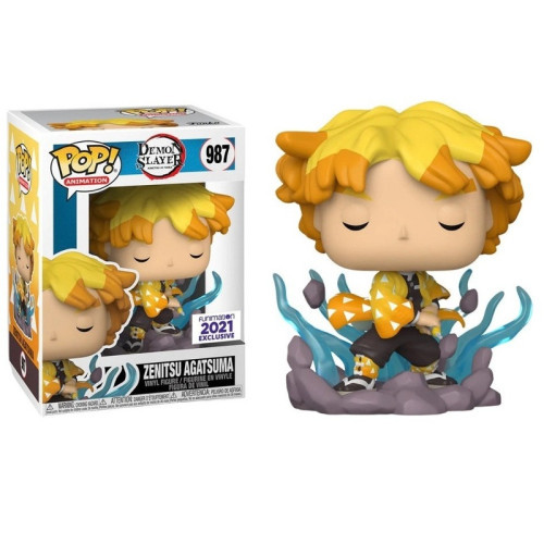 Funko Pop Zenitsu Agatsuma - 2021 Funimation Exclusive - Demon Slayer - #987 FUNKO POP #987 - Produto Original
